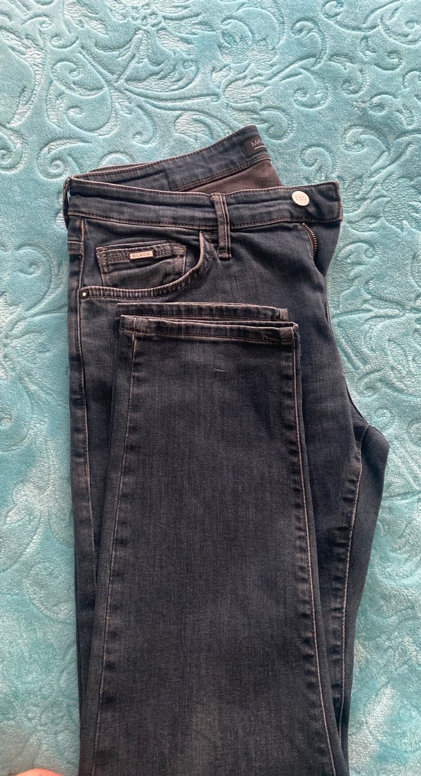 Koyu mavi kot pantolon - Görsel 5