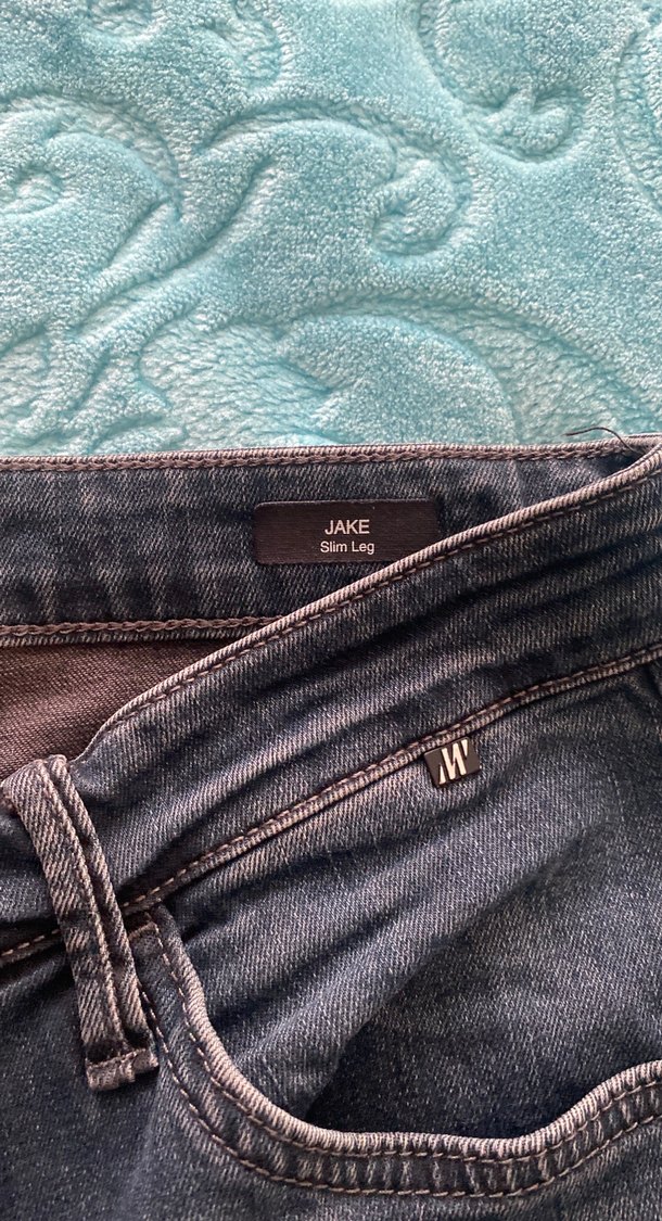 Koyu mavi kot pantolon - Görsel 4