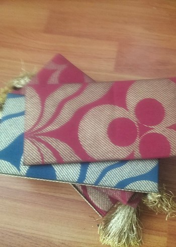 Püsküllü Osmanlı desenli menü kabı - Görsel 2