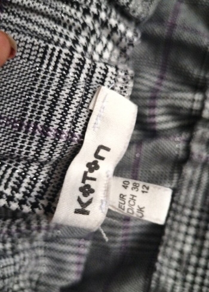 Ekoseli etek - Görsel 3