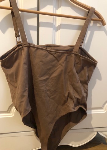 Kahverengi Çıtçıtlı Büstiyer - Görsel 2