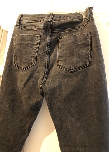 Gri Kadın Denim Pantolon - Görsel 4