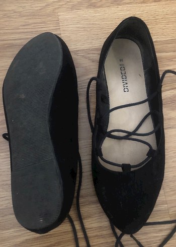 H&M Siyah İpli Babet