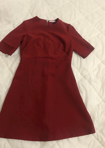 Mango Bordo mini Elbise