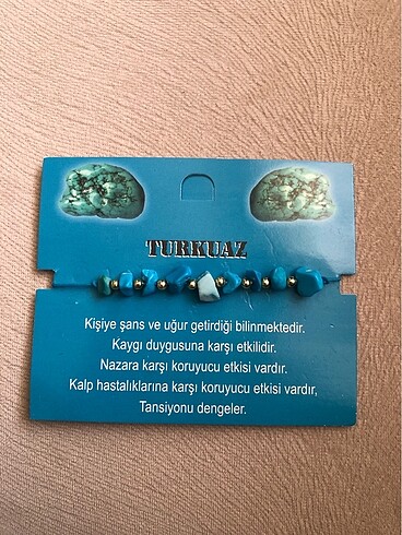 Turkuaz Doğal Taş Bileklik
