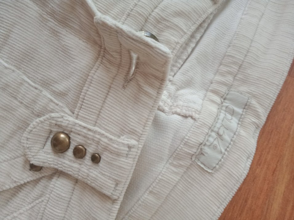 Bej Kadın Süet Kemerli Pantolon - Görsel 4