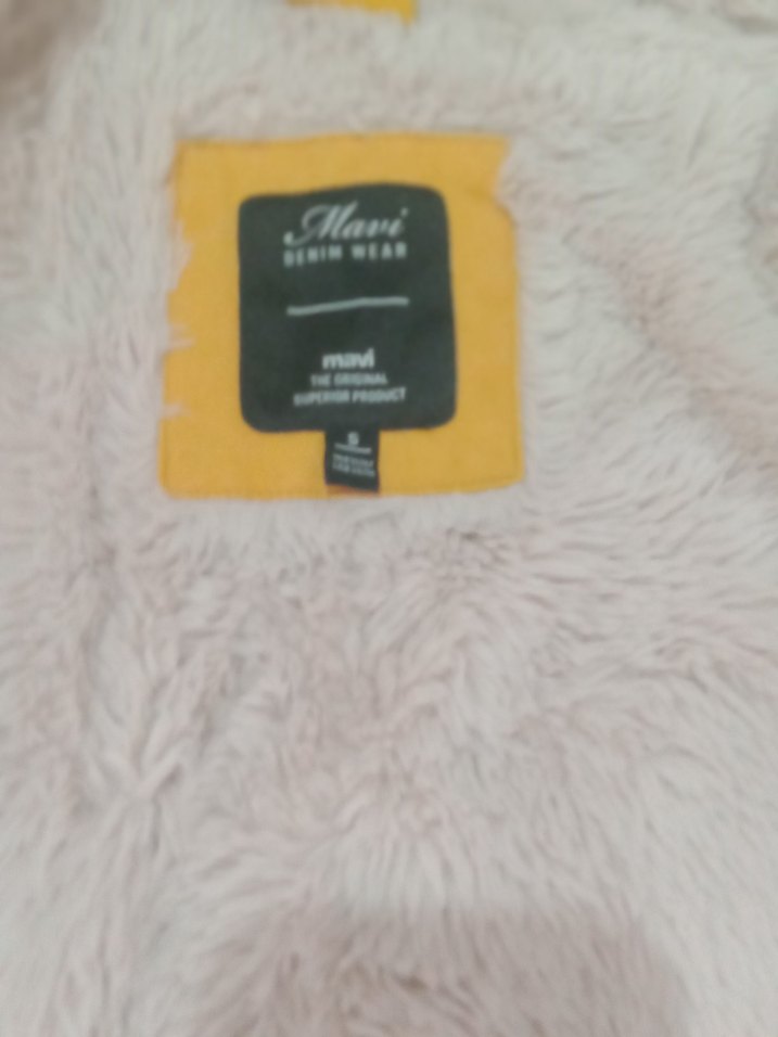 Sarı Kapüşonlu Kürklü Kadın Kışlık Mont - Görsel 4