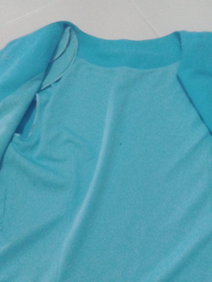 Düğmeli Turkuaz  Ceket - Görsel 3