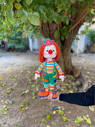 Beden Amigurumi sevimli palyaço