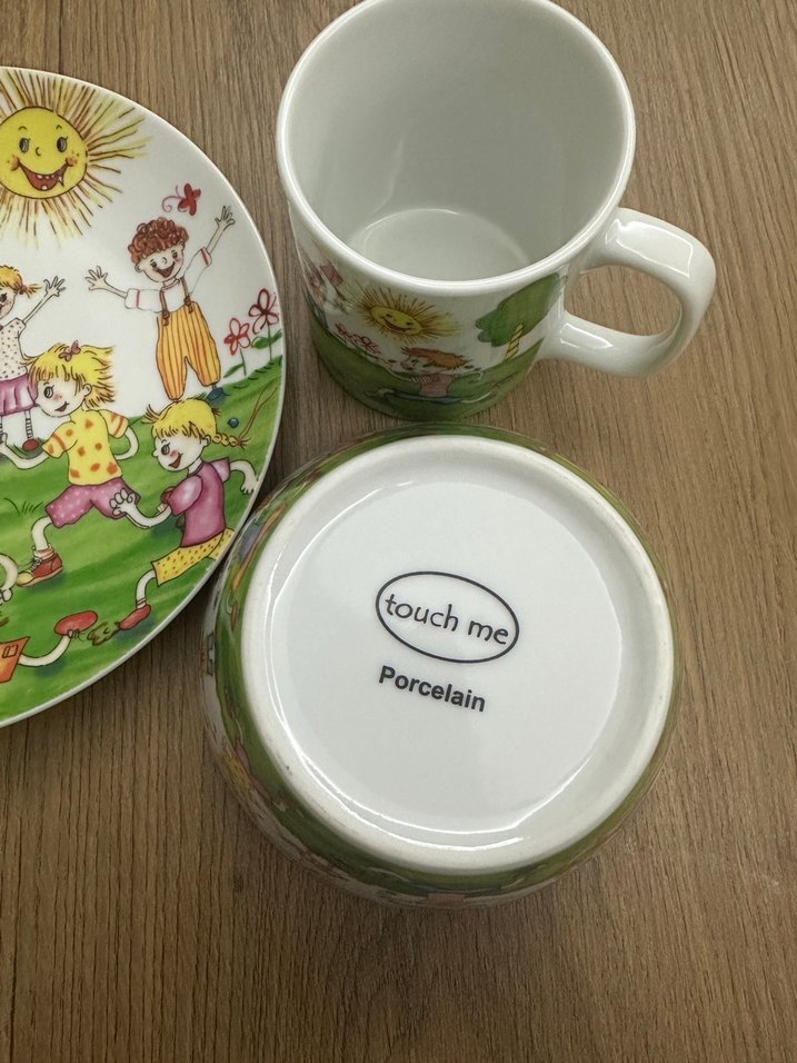 Renkli Çocuk Temalı Kase, Tabak ve Bardak Seti - Görsel 3