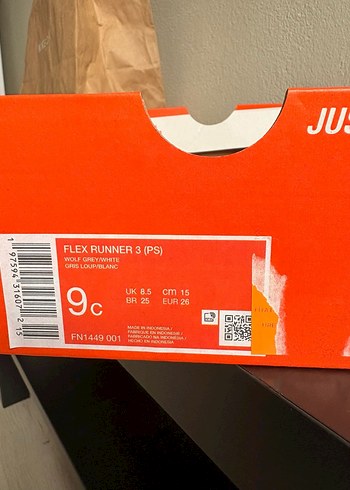 Nike Gri Erkek Çocuk Spor Ayakkabı Velcro - Görsel 2