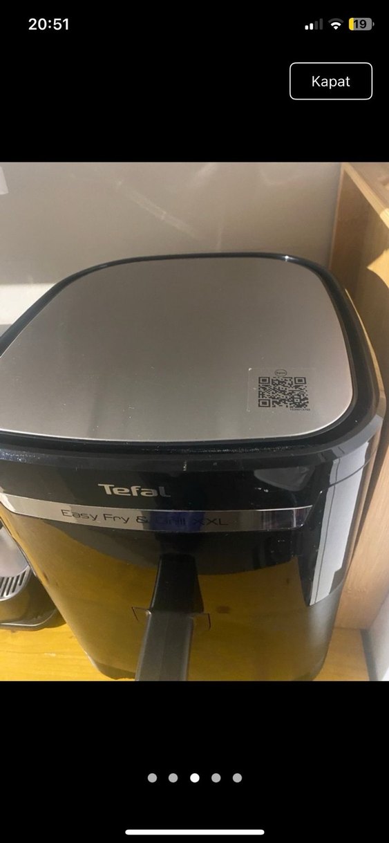 Tefal Easy Fry & Grill XXL Siyah Fritöz - Görsel 2