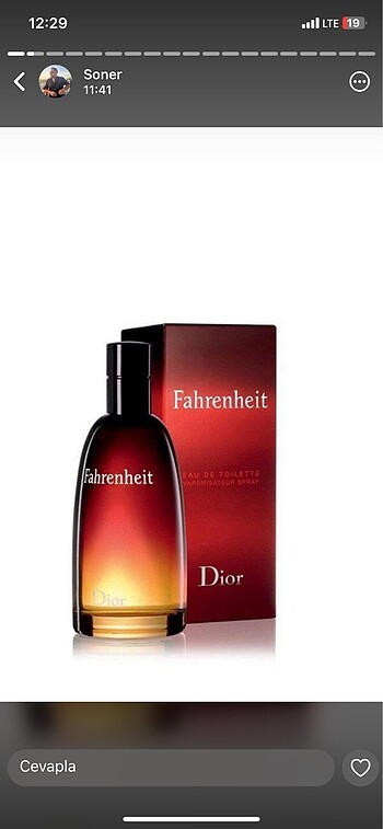 Dior Fahrenheit Etd