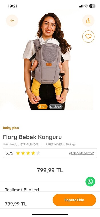 Babydoll Kanguru