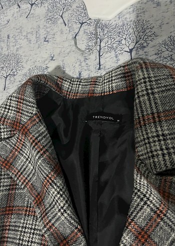 Trendyol & Milla Düğmeli Ekose Kadın Blazer