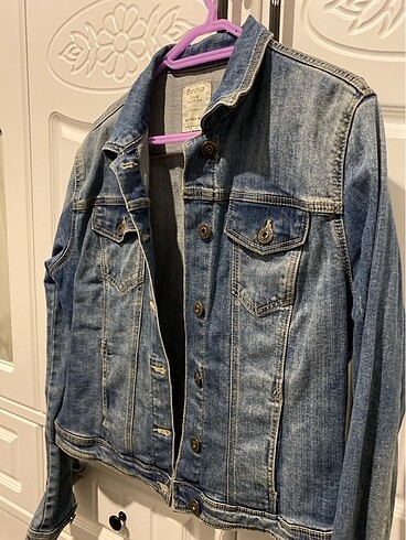 m Beden mavi Renk Bershka kot ceket
