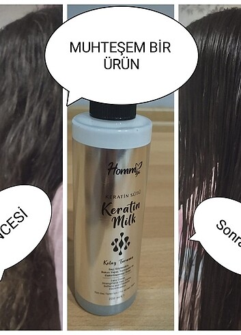 Homm keratin sütü - Görsel 3