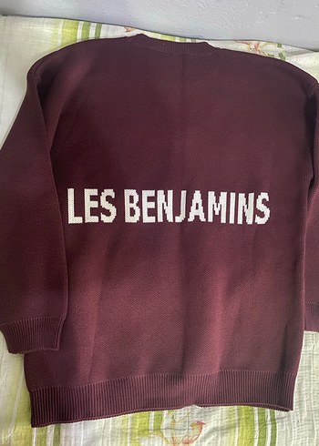 Les Benjamins Bordo Erkek Cocuk Triko Kazak