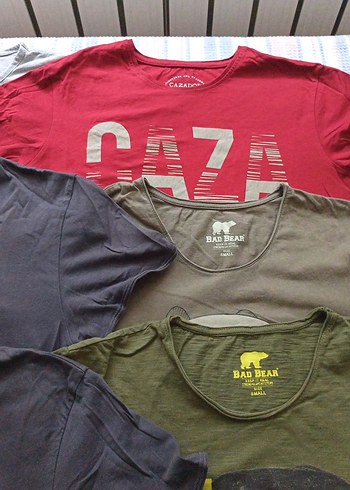 Baskılı Kısa Kollu Hamile Tişörtü Gri - Görsel 2