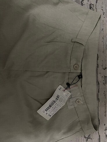 36 Beden camel Renk Vizon wide leg dokuma pantolon