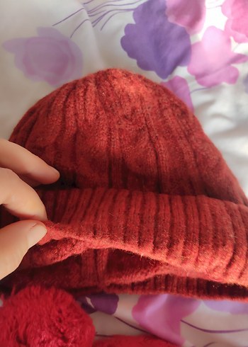 Renkli Triko Kadın Bere Modelleri - Görsel 2