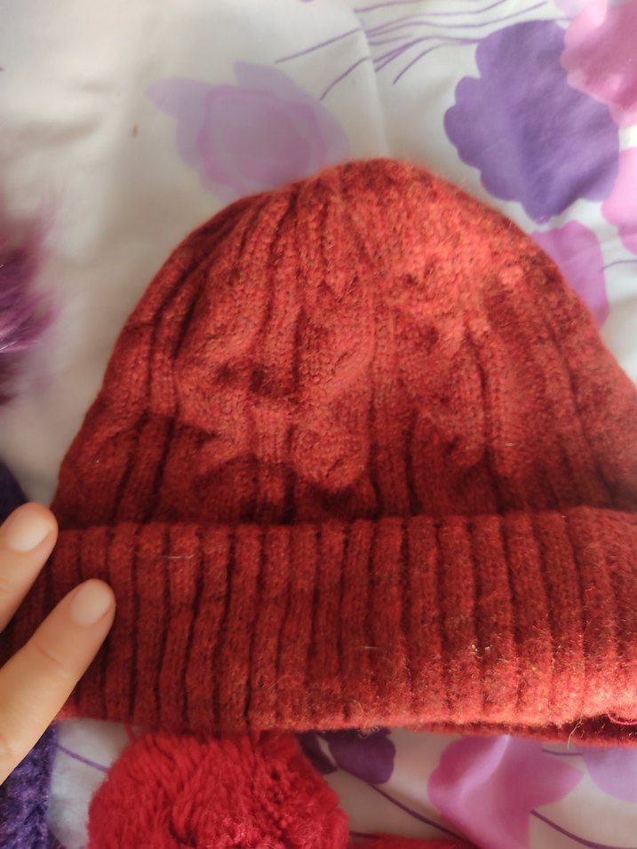 Renkli Triko Kadın Bere Modelleri - Görsel 5