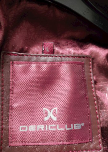 Bordo Deri Kürklü Kadın Biker Ceket - Görsel 6