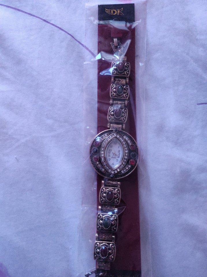 Diger Bordo Vintage Kadın Kol Saati - Görsel 2