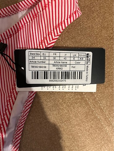 xs Beden kırmızı Renk Xs beden bikini altı