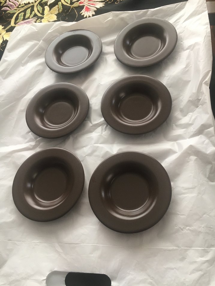 Bej Renkli IKEA Çay tabağı 6 adet porselen - Görsel 3