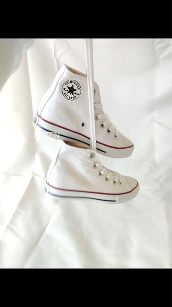 34 Beden beyaz Renk Converse all star kids çocuk ayakkabı