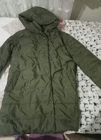Haki yesil mont