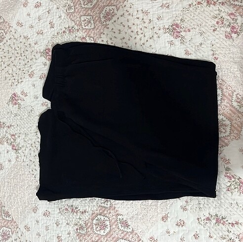 s Beden siyah Renk Stradivarius keten pantolon