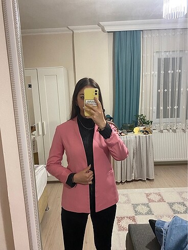 PEMBE BLAZER CEKET