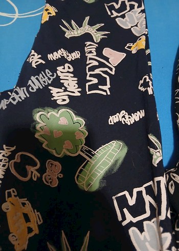 Kız Çocuk Desenli Elastik Taytlar 2 ad - Görsel 4