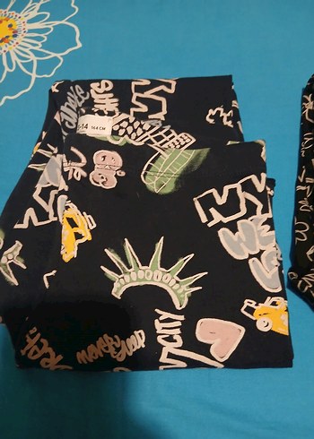 Kız Çocuk Desenli Elastik Taytlar 2 ad - Görsel 6