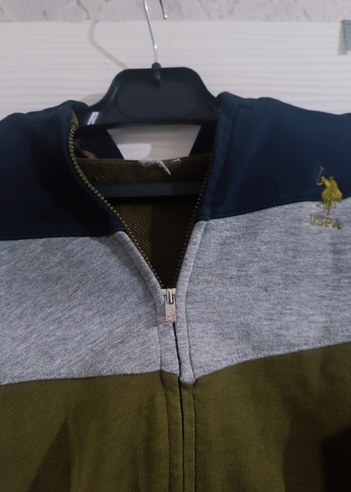 US. POLO Marka Kapüşonlu Sweatshirt 5-6 yaş  - Görsel 4