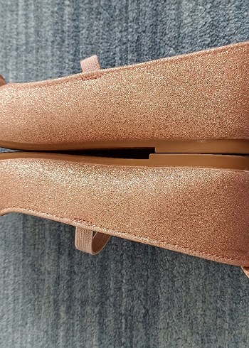 Kız Çocuk simli babet - Görsel 7