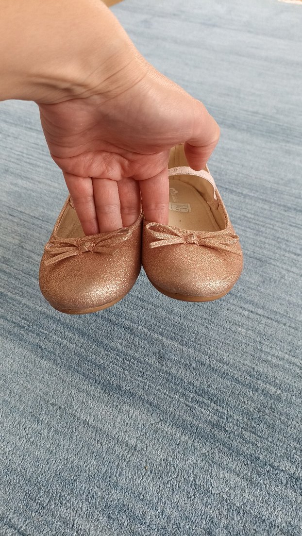 Kız Çocuk simli babet - Görsel 5