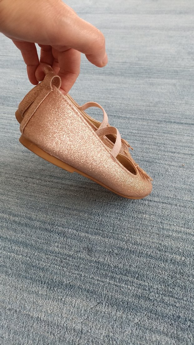 Kız Çocuk simli babet - Görsel 3