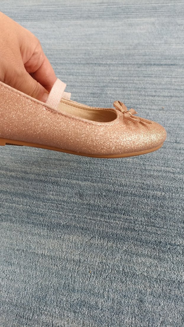 Kız Çocuk simli babet - Görsel 4