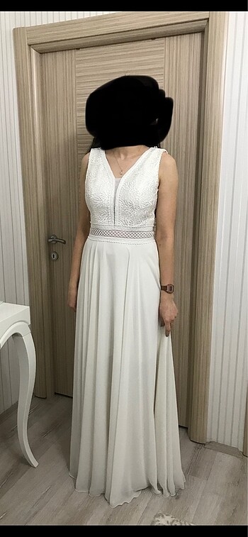Nikah ve dış çekim elbisesi