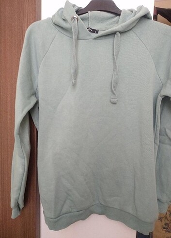 Su yeşili sweatshirt