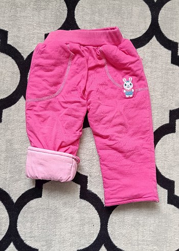 Kız Çocuk Pembe Rahat Polar Eşofman