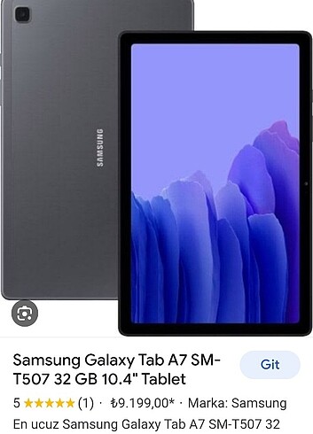 Samsung tab A7 sm507 32gb