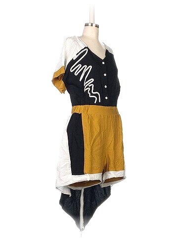 Vintage Love Kısa Tulum %70 İndirimli. - Görsel 2