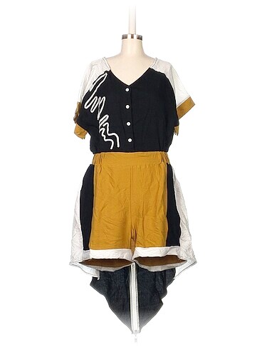 Vintage Love Kısa Tulum %70 İndirimli.
