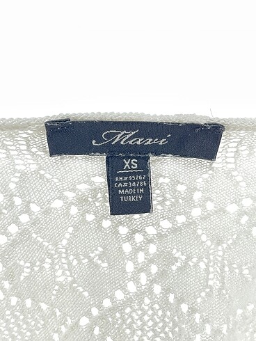 xs Beden beyaz Renk Mavi Jeans Bluz %70 İndirimli.
