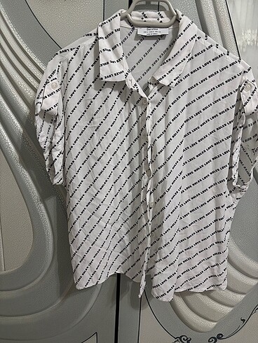 s Beden beyaz Renk bershka gömlek
