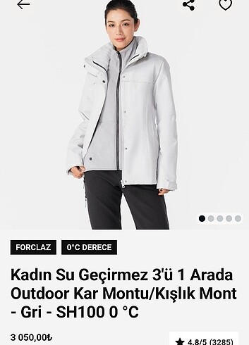 Decathlon Decathlon Forclaz 3in1 Kar montu 0?